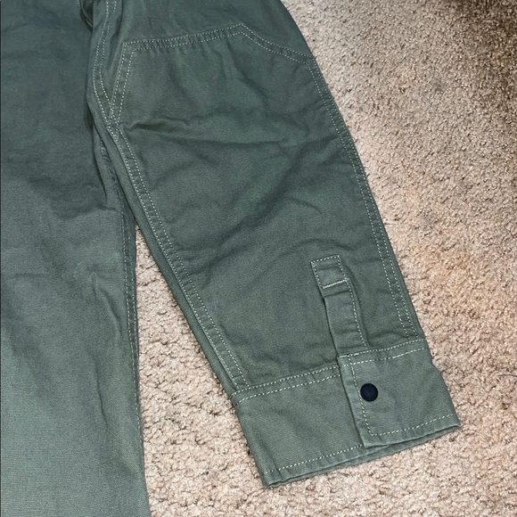 ROARK Hebrides Lightweight Unlined Workwear Utility Jacket Light Army Green XL - Picture 6 of 8